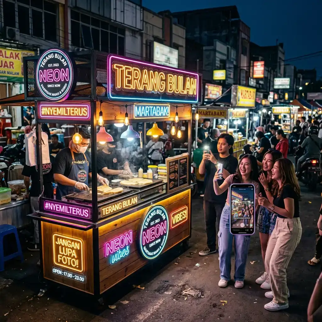 Gerobak Jualan Kekinian: Tips Desain agar Viral di TikTok dan Instagram