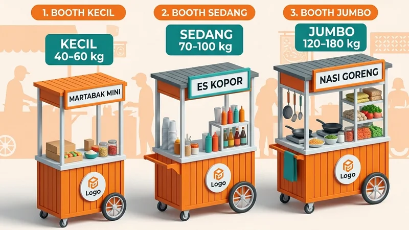 Kapasitas Beban Booth Portable: Kecil vs Sedang vs Jumbo
