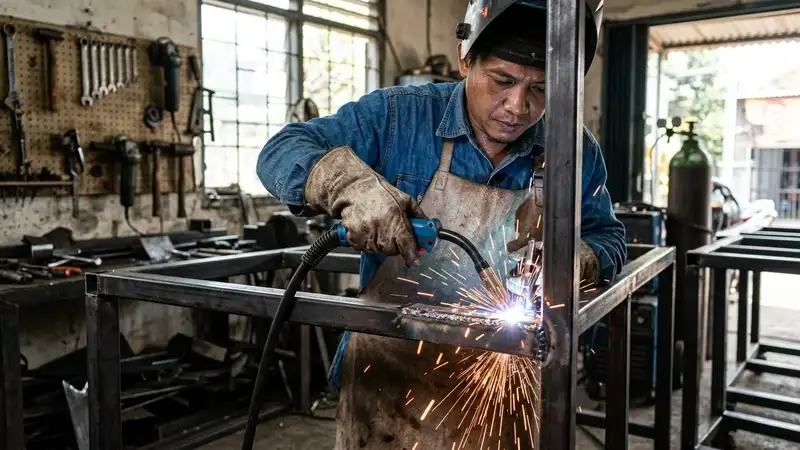 Cara Mengetahui Kualitas Las pada Gerobak Besi Custom