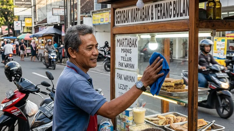 Tips Jaga Kebersihan Kaca Display Gerobak agar Selalu Jernih